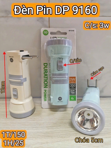 ĐÈN PIN DP 9160 CHÍNH HÃNG (4)