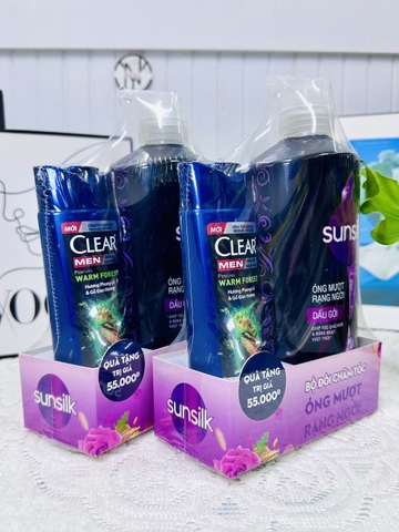 CHAI DẦU GỘI SUNSILK 650g ÓNG MƯỢT RẠNG NGỜI - MƯỢT DIỆU KÌ CHÍNH HÃNG - Tặng Kèm 1 Clear Men ( Ko áp dụng cho giảm 10%)