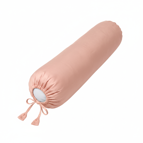 Vỏ gối ôm Tencel 60s CHU MY - Hồng Đào - TS-186