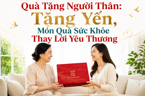 Quà Tặng Người Thân: Tặng Yến, Món Quà Sức Khỏe Thay Lời Yêu Thương