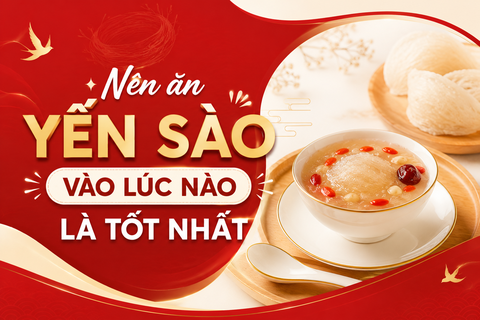 Nhiều người ăn yến mỗi ngày nhưng chưa chắc đã ăn đúng thời điểm!