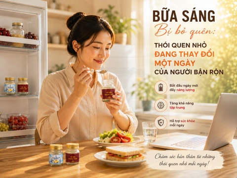 Bữa sáng bị bỏ quên: Thói quen nhỏ đang thay đổi một ngày của người bận rộn