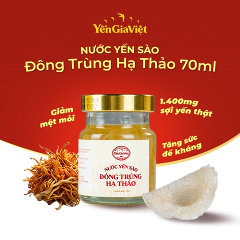 Nước Yến Sào Đông Trùng 70ml