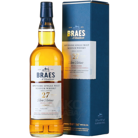 <b>Braes of Glenlivet 27 Year Old</b><br>70cl | 48%