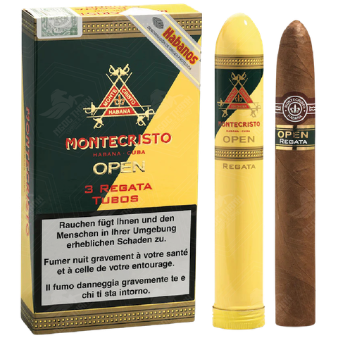 <b>Montecristo Open Regata Tubos</b><br>Hộp 3 điếu | 5⅜ x 46