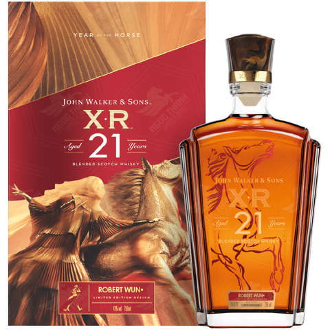 <b>John Walker & Sons XR 21 Year of the Horse CNY 2026 Limited Edition x Robert Wun</b><br>75cl | 43%