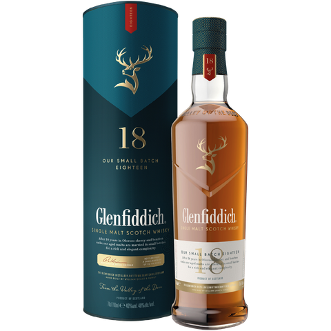 <b>Glenfiddich 18 Year Old</b><br>70cl | 40%
