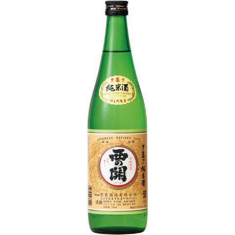 <b>Sake Nishinoseki Tezukuri Junmai-syu (72cl)</b><br>72cl | 15%