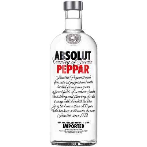 <b>Absolut Peppar</b><br>75cl | 40%