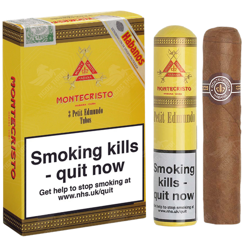 <b>Montecristo Petit Edmundo Tubos</b><br>Hộp 3 điếu | 4⅜ x 52