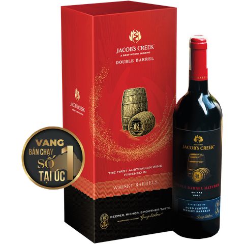 <b>BSP Vang Úc Jacob's Creek Double Barrel Shiraz F24</b><br>75cl | 14.5%