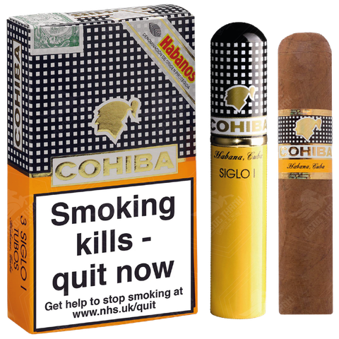 <b>Cohiba Siglo I Tubos</b><br>Hộp 3 điếu | 4 x 40