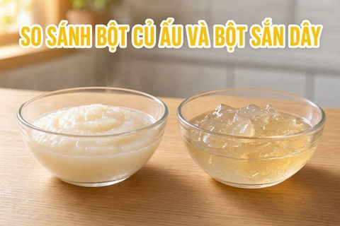 So sánh bột củ ấu và bột sắn dây: Loại nào thanh nhiệt, giải độc tốt hơn?