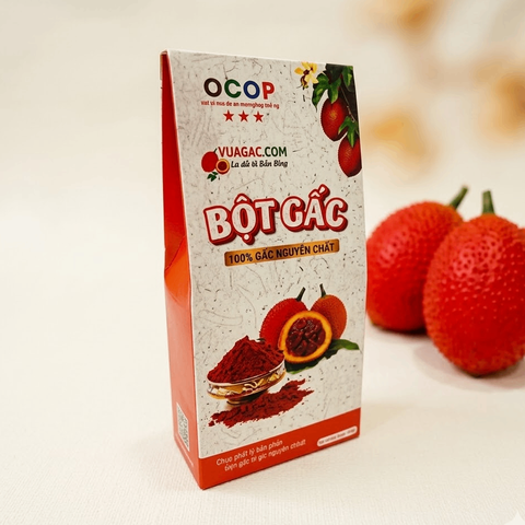 Bột Gấc Sấy Lạnh Cao Cấp Nông Sản Đồng Tháp (Hũ/Túi) – Siêu Thực Phẩm Chống Lão Hóa