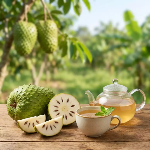 Trà Mãng Cầu Xiêm Tân Phú Đông – Chuẩn OCOP 3 Sao, Bí Quyết Ngủ Ngon, Hạ Huyết Áp, Thanh Nhiệt Toàn Thân
