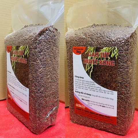 Gạo Huyết Rồng (Gạo lứt đỏ)