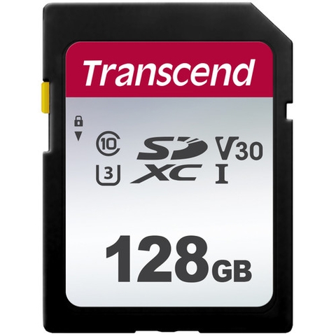Thẻ nhớ Transcend 128GB SD Card 300S | Hàng chính hãng
