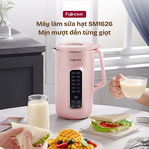 Fujihome SM1626 máy nấu sữa hạt 1 lít – hợp nhà 2–4 người, dùng mỗi ngày
