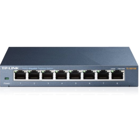 Giga Switch 8 Port 10/100/1000Mbps RJ45 | Hàng chính hãng
