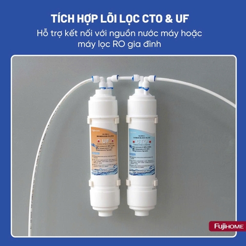 Máy làm đá công suất lớn Fujihome IM70C 70kg/ngày, ngăn chứa 18kg