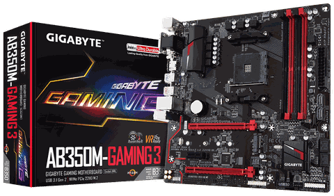 Bo mạch chủ Gigabyte AB350M-Gaming 3 chính hãng