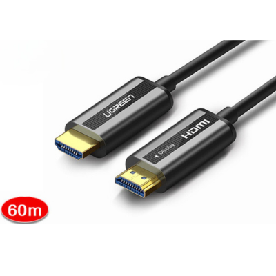 Cáp HDMI 2.0 sợi quang 60m Ugreen 50220 hỗ trợ 4K/60Hz cao cấp | Hàng chính hãng