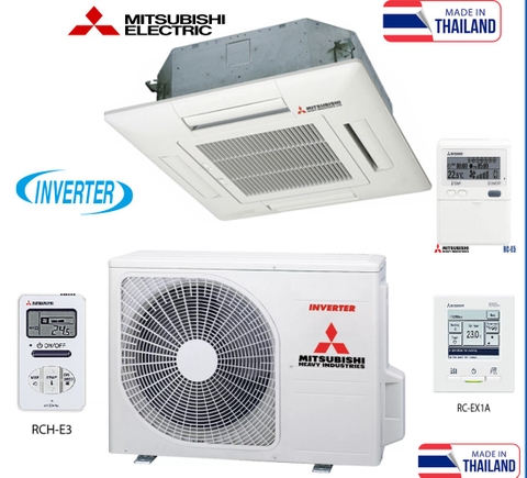 Điều Hòa Âm Trần Cassette Mitsubishi Inverter 2 Chiều 42.000 BTU (FDT125VH/FDC125VNP-W) | Hàng chính hãng