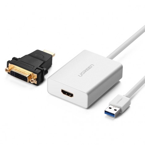 Cáp chuyển USB 3.0 to HDMI cao cấp chính hãng Ugreen 40229 | Hàng chính hãng
