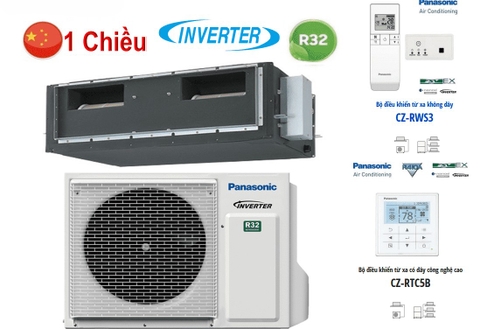 Điều hòa âm trần nối ống gió Panasonic 1 Chiều Inventer 34.000btu U-34PR1H5 | Hàng chính hãng