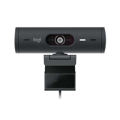 Webcam máy tính Logitech Brio 500 Black 960-001423 | Hàng chính hãng