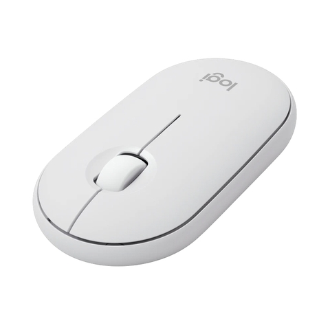 Chuột không dây Logitech Pebble M350s Màu Trắng (Wireless/Bluetooth) _ 910-006986 | Hàng chính hãng