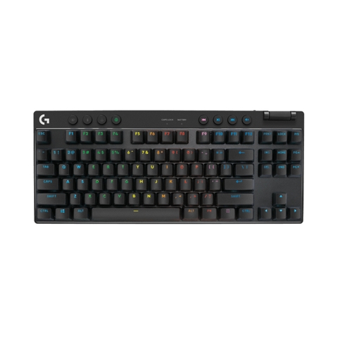 Bàn phím Gaming không dây Logitech Pro X TKL Lightspeed Màu đen Tactile Switch _ 920-012137 | Hàng chính hãng