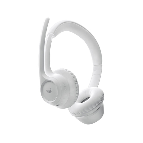 Tai nghe không dây Logitech Zone 300 Off-White (Bluetooth 5.3/Trắng)_981-001418 | Hàng chính hãng