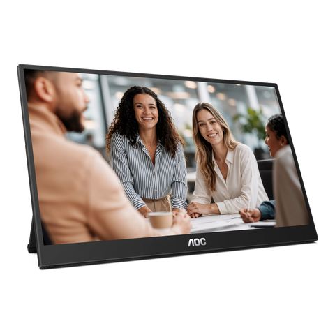 Màn hình phụ di động AOC 16T3FE/71 15.6 inch – nhẹ, mỏng, cắm USB-C là lên hình cho laptop
