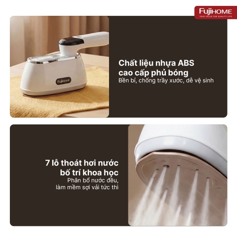 Bàn ủi hơi nước Fujihome SI200CW 4 mức – là treo rèm, là đứng ngay trên móc áo
