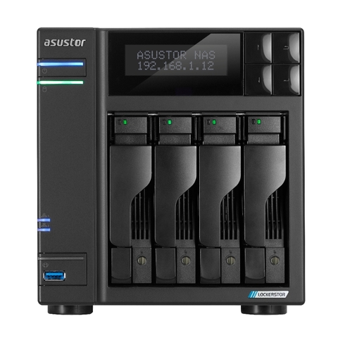 Thiết bị lưu trữ NAS ASUSTOR AS6704T | Hàng chính hãng