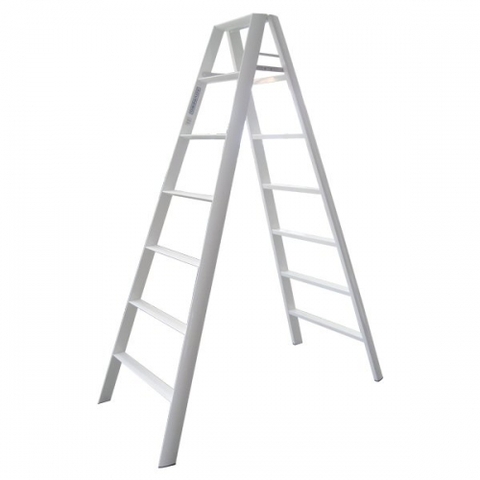 Thang nhôm ADVINDEQ AV307 (White) 14 bậc | Hàng chính hãng