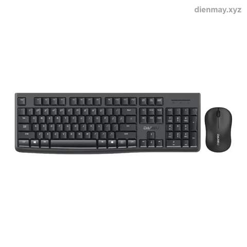 Bàn Phím Chuột Không Dây Dareu MK188G Màu Đen Cho Máy Tính, Tivi