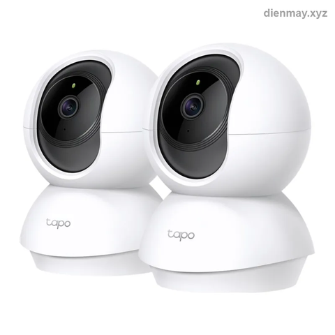 Bộ 2 camera Wi-Fi quay/quét Tapo C200P2 1080p trong nhà - Gia đình nhiều phòng cần lắp nhiều camera trong nhà