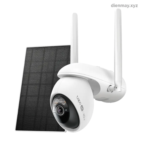 Bộ camera 4G năng lượng mặt trời Tapo C665G Kit 4K xoay/nghiêng - Công trình, trang trại, nhà vườn không có điện và mạng cố định