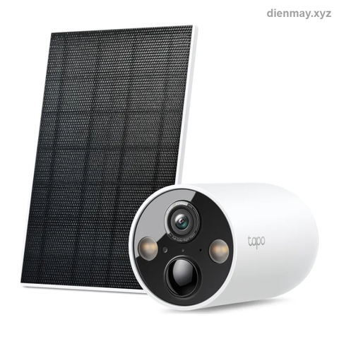Bộ camera năng lượng mặt trời Tapo C425 Kit 2K QHD kèm Tapo A201 - Sân vườn, cổng nhà cần camera không dây dùng điện mặt trời