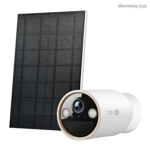 Bộ camera năng lượng mặt trời Tapo C460 Kit 4K UHD kèm Tapo A201 - Khu vực ngoài trời không có ổ điện cần camera 4K chạy pin