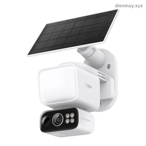 Bộ camera năng lượng mặt trời Tapo C615F Kit 2K có đèn pha 800lm - Sân vườn, bãi xe, nhà xưởng cần camera có đèn chiếu sáng
