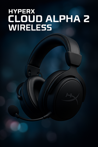 Tai nghe HyperX Cloud Alpha 2 Wireless đen