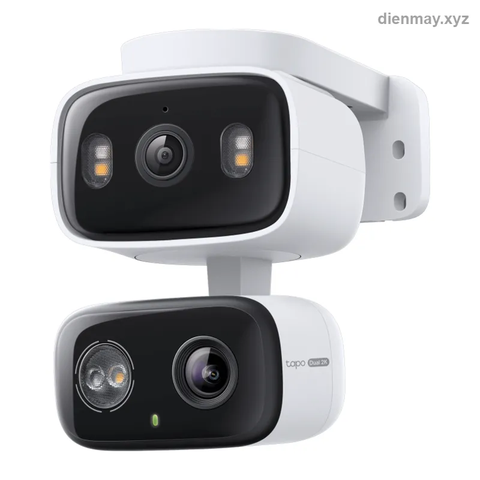 Camera 2 ống kính xoay/nghiêng Tapo C246D 2K IP65 ngoài trời - Sân vườn, nhà xưởng cần camera ống kính kép quan sát rộng