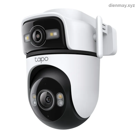 Camera Wi-Fi ngoài trời hai ống kính Tapo C545D 2K xoay 360° - Sân vườn, nhà xưởng, cửa hàng cần camera ngoài trời quan sát rộng hai góc