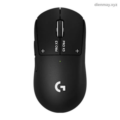 Chuột gaming không dây Logitech G PRO X3 SUPERSTRIKE LIGHTSPEED màu Đen (Midnight Black) - Game thủ eSports chuyên nghiệp