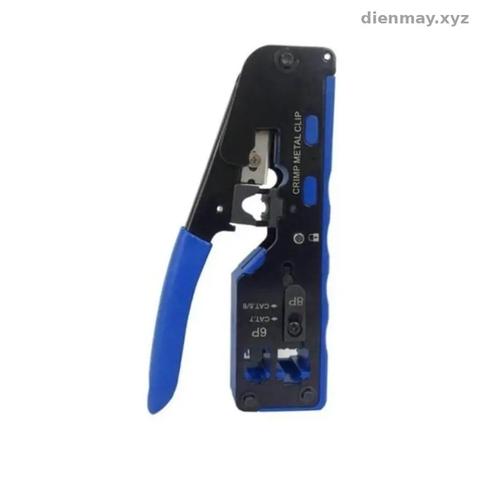 Kìm Bấm Mạng Xuyên Thấu RJ45 VegGieg V-E111 Trợ Lực, Cắt - Tuốt - Bấm