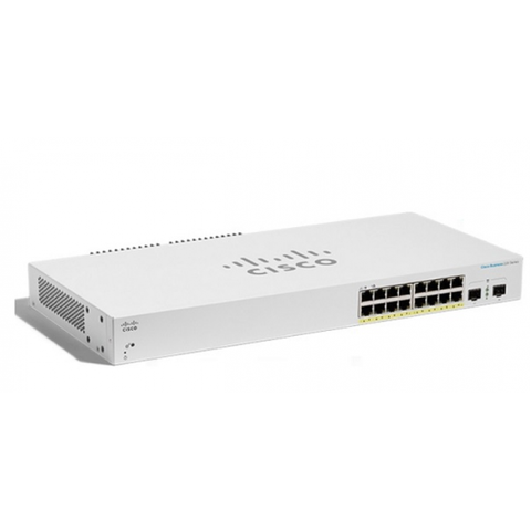 Thiết bị chuyển mạch Switch Cisco CBS220-16P-2G-EU | Hàng chính hãng