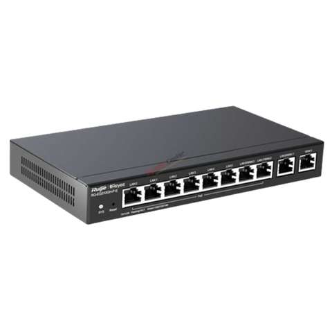 Dòng Reyee Smart Gateway tích hơp cấp nguồn PoE RG-EG310GH-P-E | Hàng chính hãng